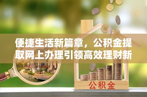 黑龙江便捷生活新篇章，公积金提取网上办理引领高效理财新趋势
