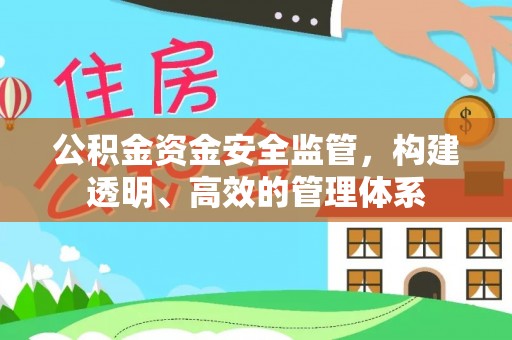 黑龙江公积金资金安全监管，构建透明、高效的管理体系