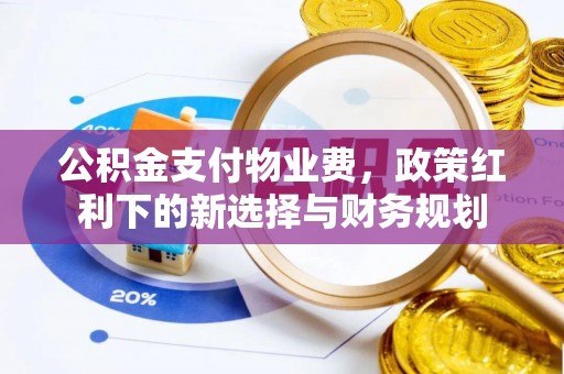 黑龙江公积金支付物业费，政策红利下的新选择与财务规划