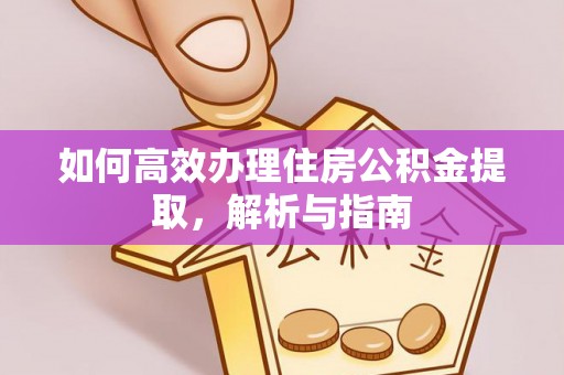 黑龙江如何高效办理住房公积金提取，解析与指南