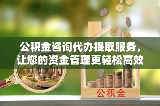 黑龙江公积金咨询代办提取服务，让您的资金管理更轻松高效