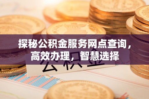 黑龙江探秘公积金服务网点查询，高效办理，智慧选择