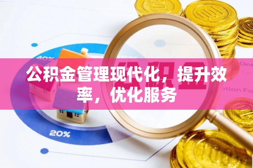 黑龙江公积金管理现代化，提升效率，优化服务