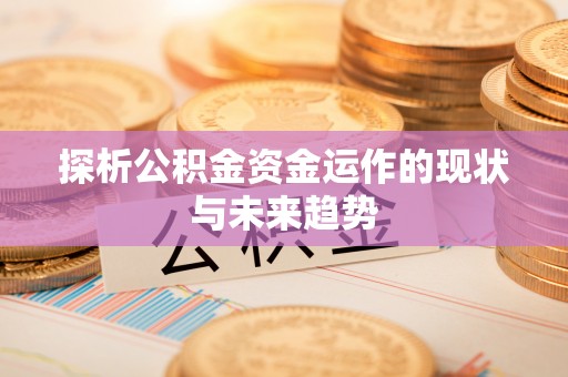 黑龙江探析公积金资金运作的现状与未来趋势