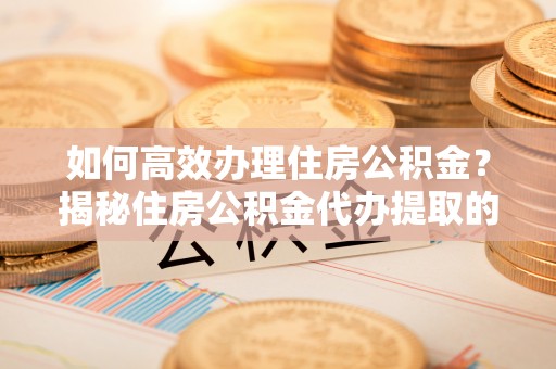 黑龙江如何高效办理住房公积金？揭秘住房公积金代办提取的全流程与优势