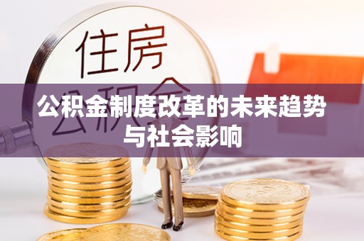黑龙江公积金制度改革的未来趋势与社会影响